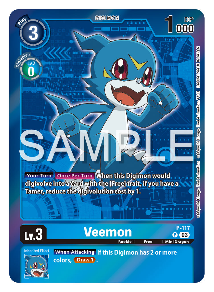 P-117, P, Veemon (AB03 Version)