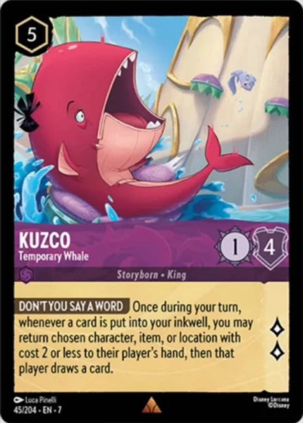 7ARC-045, R, Kuzco - Temporary Whale (Foil)