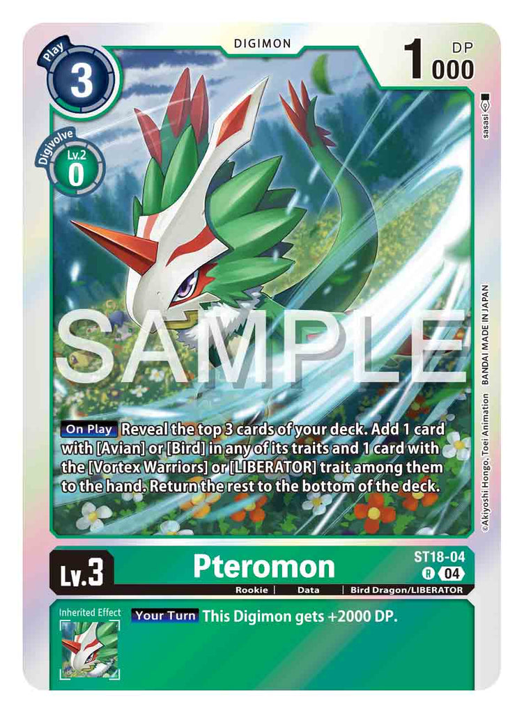 ST18-04, R, Pteromon