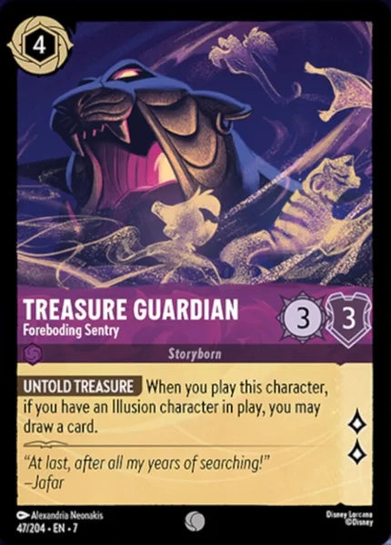 7ARC-047, C, Treasure Guardian - Foreboding Sentry (Foil)