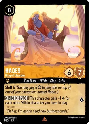 1TFC-005, R, Hades - King of Olympus (Foil)