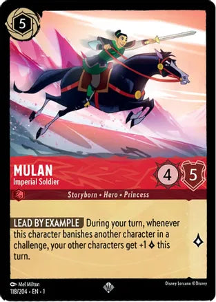 1TFC-118, SR, Mulan (Foil)