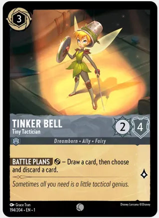1TFC-194, C, Tinker Bell - Tiny Tactician (Foil)