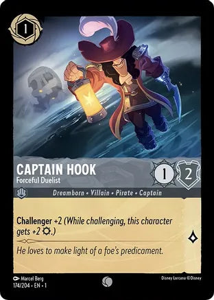 1TFC-174, C, Captain Hook - Forceful Duelist (Foil)