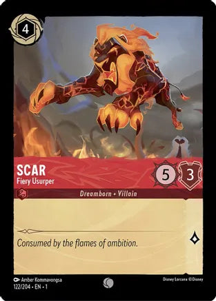1TFC-122, C, Scar - Fiery Usurper (Foil)