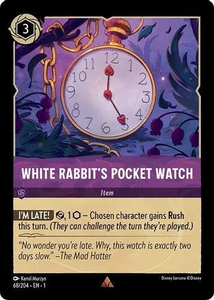 1TFC-068, R, White Rabbit's Pocket Watch (Foil)