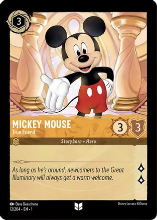 1TFC-012, UC, Mickey Mouse - True Friend