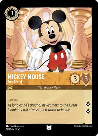 1TFC-012, UC, Mickey Mouse - True Friend (Foil)