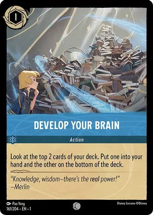 1TFC-161, C, Develop Your Brain (Foil)