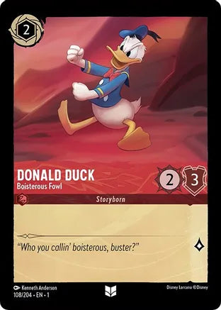 1TFC-108, UC, Donald Duck - Boisterous Fowl (Foil)