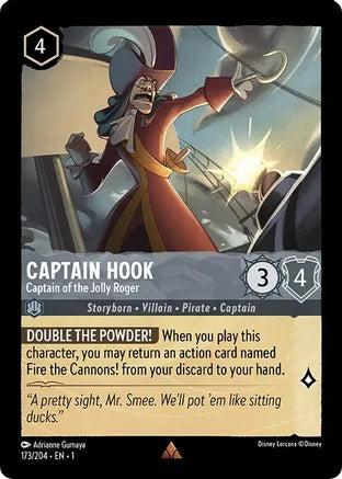 1TFC-173, R, Captain Hook - Captain of the Jolly Roger (Foil)
