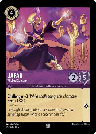1TFC-045, C, Jafar - Wicked Sorcerer (Foil)