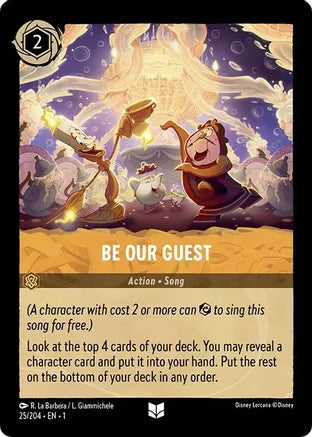 1TFC-025, UC, Be Our Guest (Foil)