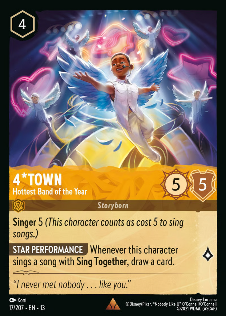 13ATK-017, R, 4*Town – Hottest Band of the Year (Foil)