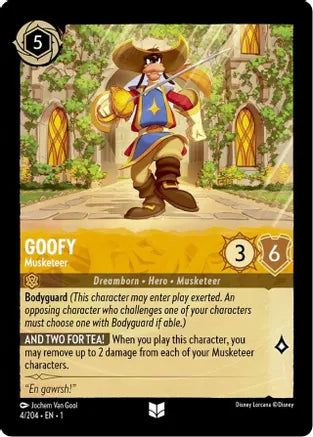 1TFC-004, UC, Goofy - Musketeer (Foil)