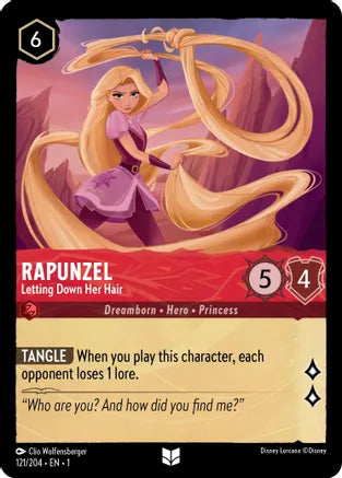 1TFC-121, UC, Rapunzel - Letting Down Her Hair