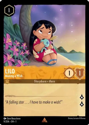 1TFC-009, R, Lilo - Making a Wish (Foil)