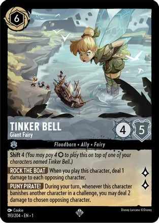 1TFC-193, SR, Tinker Bell - Giant Fairy (Foil)