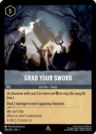 1TFC-198, R, Grab Your Sword (Foil)