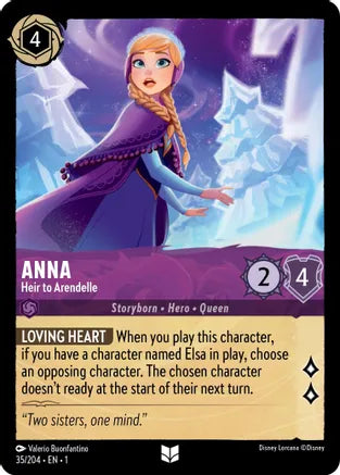 1TFC-035, UC, Anna - Heir to Arendelle