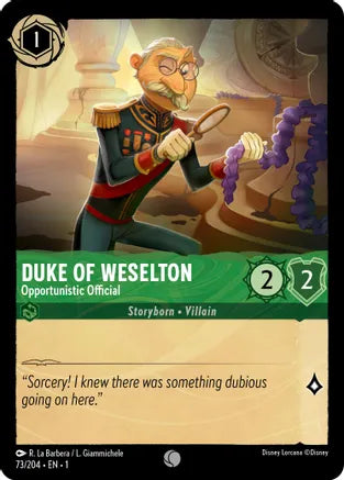 1TFC-073, C, Duke of Weselton