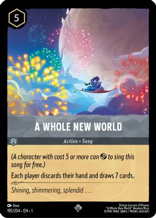 1TFC-195, SR, A Whole New World (Foil)
