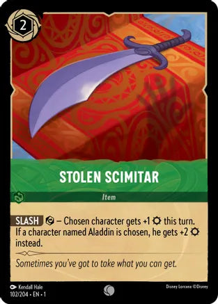 1TFC-102, C, Stolen Scimitar