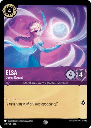 1TFC-040, C, Elsa - Queen Regent (Foil)