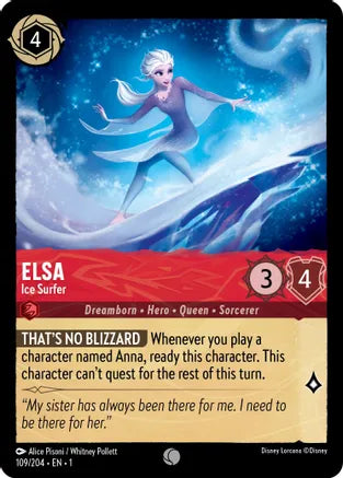 1TFC-109, C, Elsa - Ice Surfer (Foil)