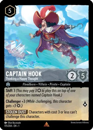 1TFC-175, R, Captain Hook - Thinking a Happy Thought