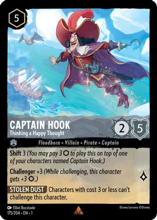 1TFC-175, R, Captain Hook - Thinking a Happy Thought (Foil)