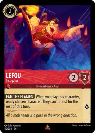 1TFC-112, R, Lefou - Instigator (Foil)