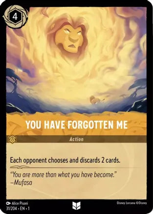 1TFC-031, UC, You Have Forgotten Me (Foil)