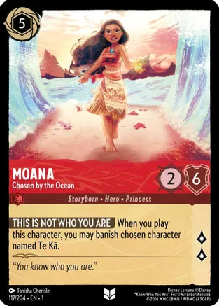 1TFC-117, UC, Moana - Chosen by the Ocean (Foil)