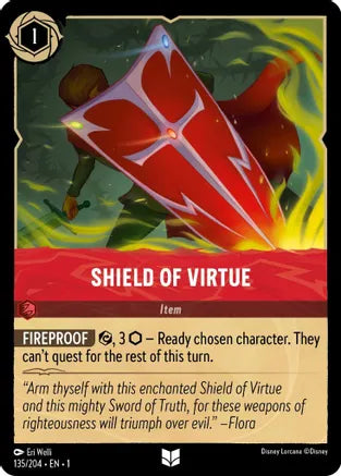 1TFC-135, UC, Shield of Virtue (Foil)