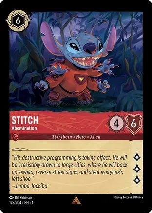 1TFC-125, R, Stitch - Abomination (Foil)