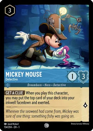1TFC-154, C, Mickey Mouse - Detective