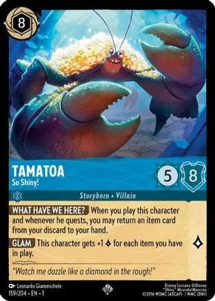 1TFC-159, SR, Tamatoa - So Shiny! (Foil)