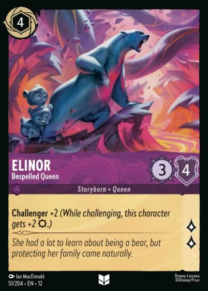 12WIL-051, UC, Elinor - Bespelled Queen