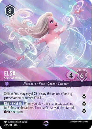 1TFC-207, E, Elsa - Spirit of Winter (Alternate Art)