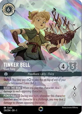 1TFC-216, E, Tinker Bell - Giant Fairy (Alternate Art)