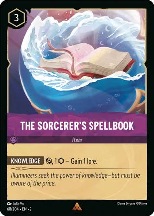 2RTF-068, R, The Sorcerer's Spellbook (Foil)