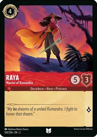 2RTF-124, UC, Raya - Warrior of Kumandra (Foil)