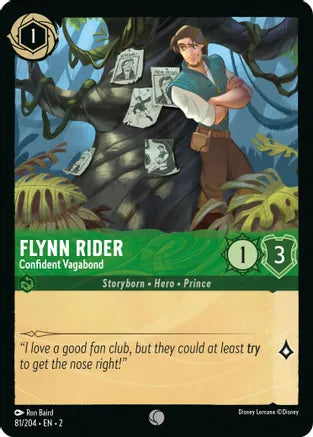 2RTF-081, C, Flynn Rider - Confident Vagabond (Foil)