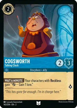 2RTF-143, UC, Cogsworth - Talking Clock (Foil)
