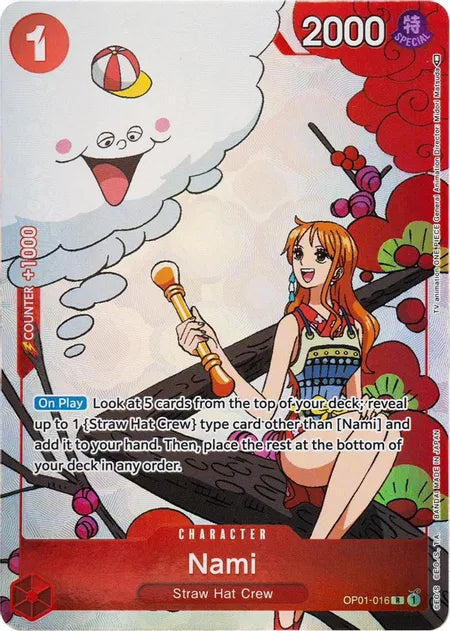 OP01-016, R, Nami (Gift Collection 2023)