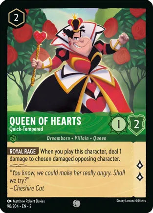 2RTF-090, C, Queen of Hearts - Quick-Tempered