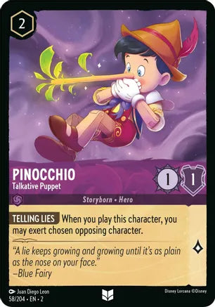 2RTF-058, UC, Pinocchio - Talkative Puppet (Foil)