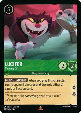 2RTF-085, R, Lucifer - Cunning Cat (Foil)