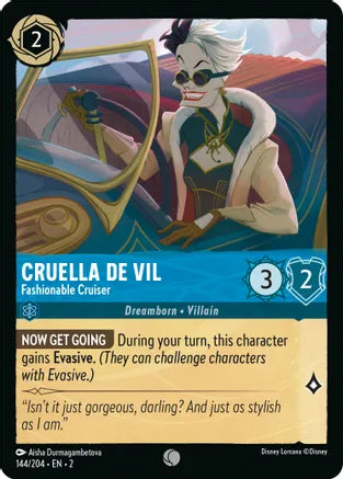 2RTF-144, C, Cruella De Vil - Fashionable Cruiser (Foil)
